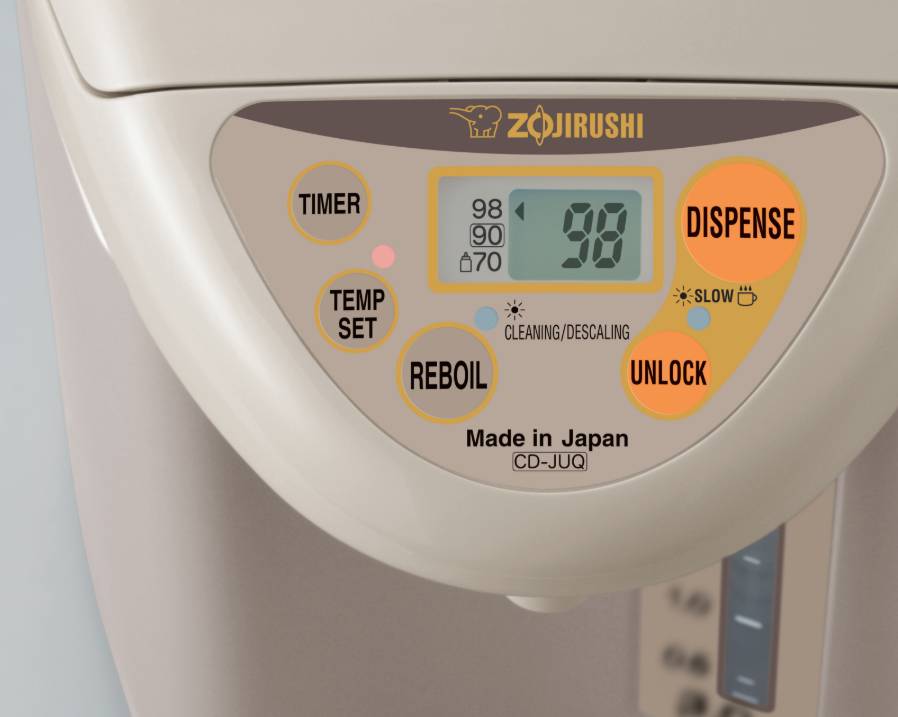 Phích đun nước Zojirushi CD-JUQ30-CT - 3.0L - Màu Champagne 7 3 chế độ giữ nhiệt tự động