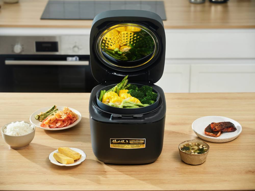 Nhiều chức năng nấu: cơm trắng, nấu nhanh, nấu cháo, hấp, nấu chậm