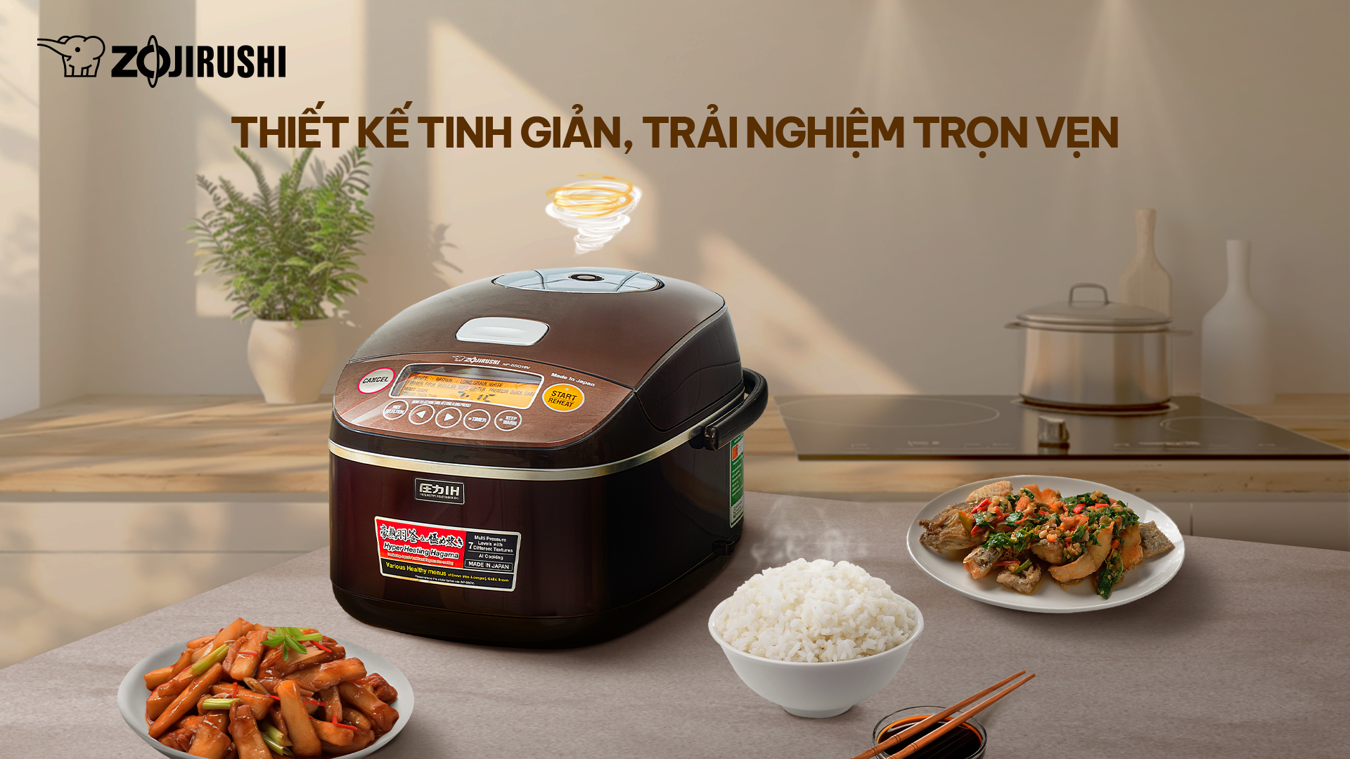 ZOJIRUSHI NP-BSQ18V – GIỮ TRỌN YÊU THƯƠNG TRONG TỪNG HẠT CƠM 2 2