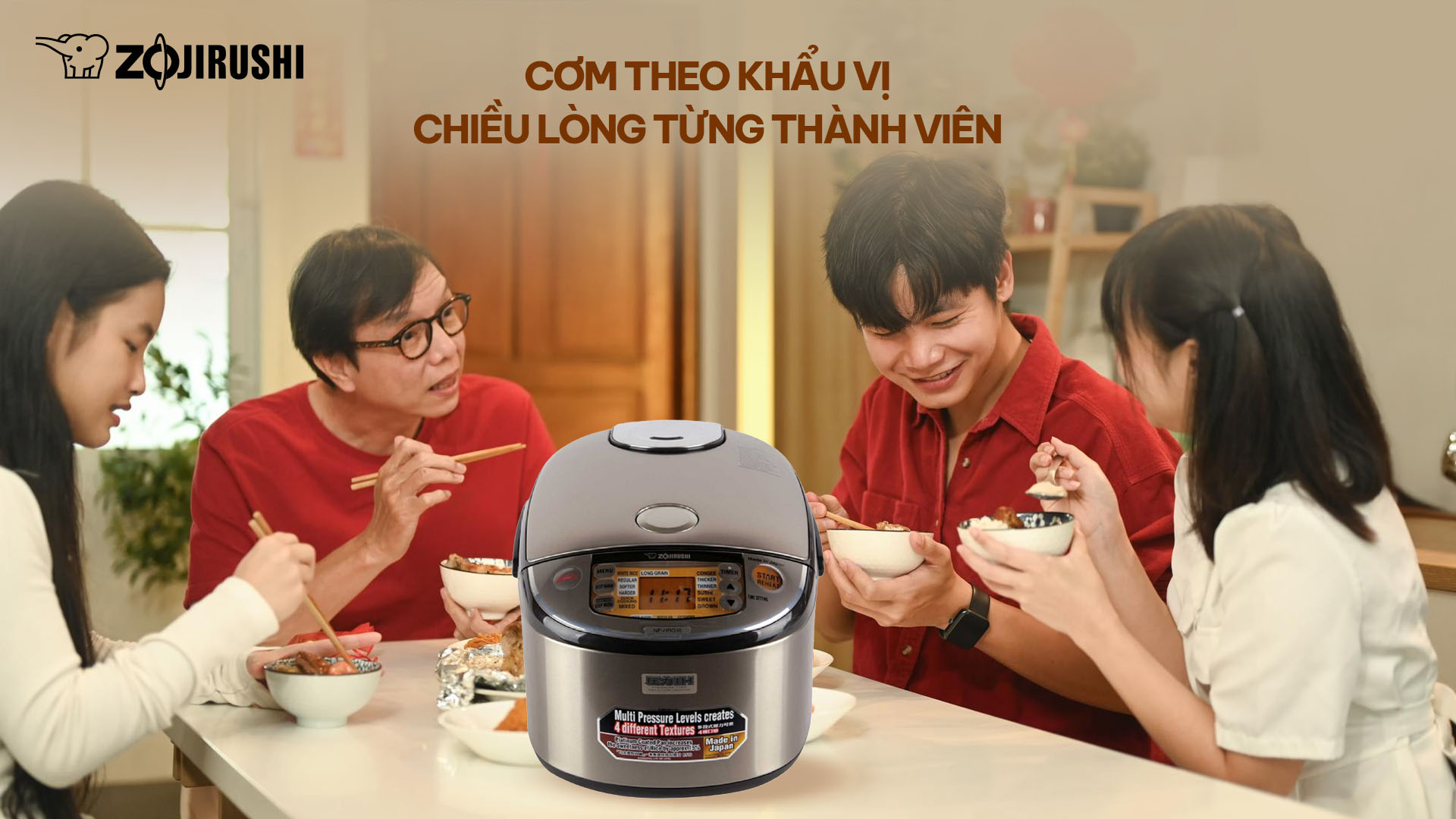 CHẾ ĐỘ NẤU ĐA DẠNG – TẬN DỤNG TỐI ĐA TÍNH NĂNG NỒI ÁP SUẤT CAO TẦN ZOJIRUSHI 2 ZO SEO 053