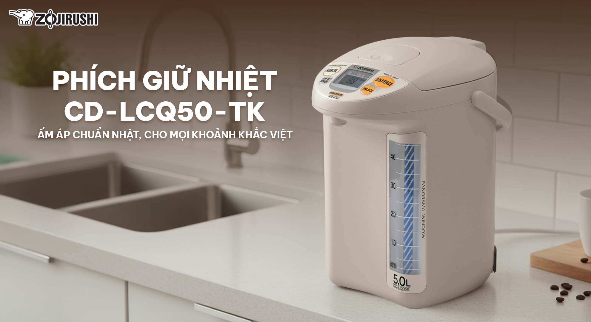 ZOJIRUSHI CD-LCQ50-TK: PHÍCH GIỮ NHIỆT CAO CẤP CHO MỘT NHỊP SỐNG ẤM ÁP 1 1 2