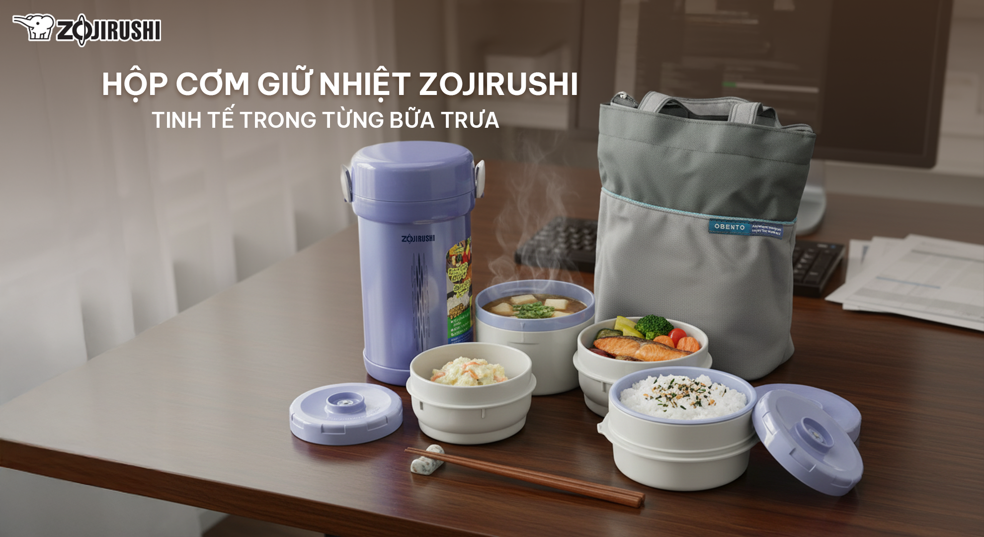 GIỮ NGUYÊN VỊ YÊU THƯƠNG – HỘP CƠM GIỮ NHIỆT ZOJIRUSHI: TINH TẾ TRONG TỪNG BỮA TRƯA 1 1