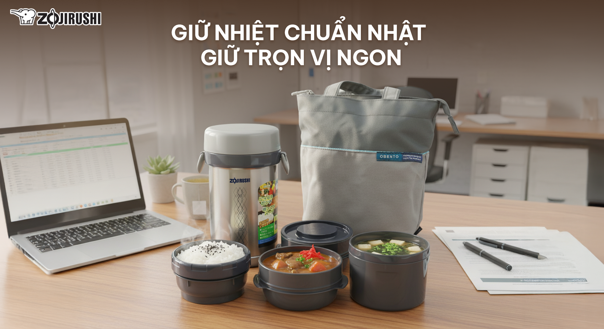 GIỮ NGUYÊN VỊ YÊU THƯƠNG – HỘP CƠM GIỮ NHIỆT ZOJIRUSHI: TINH TẾ TRONG TỪNG BỮA TRƯA 2 2