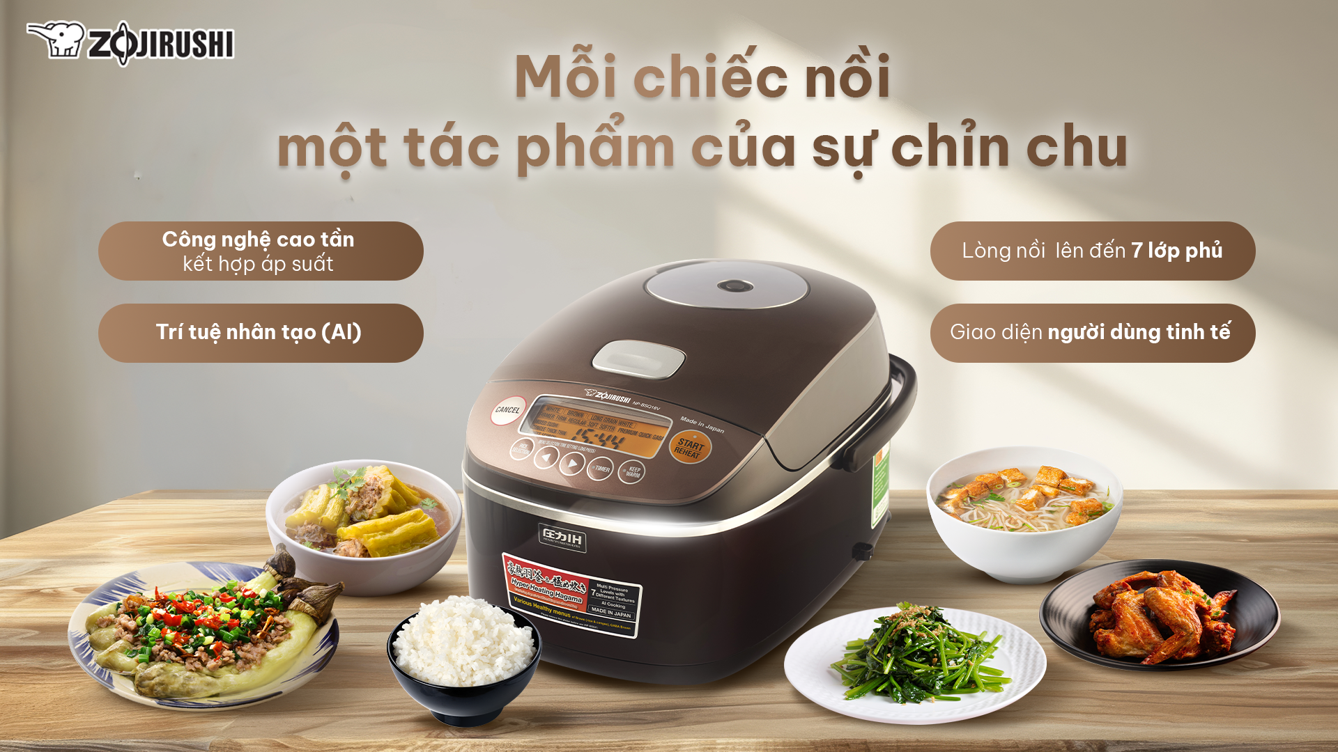 TINH THẦN “MONOZUKURI” TRONG TỪNG CHIẾC NỒI ZOJIRUSHI – NGHỆ THUẬT CHẾ TÁC CHUẨN NHẬT 2 4