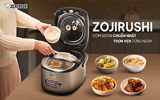 CƠM NGON CHUẨN VỊ NHẬT MỖI NGÀY VỚI NỒI CƠM ÁP SUẤT CAO TẦN ZOJIRUSHI NP-HBQ18-XA