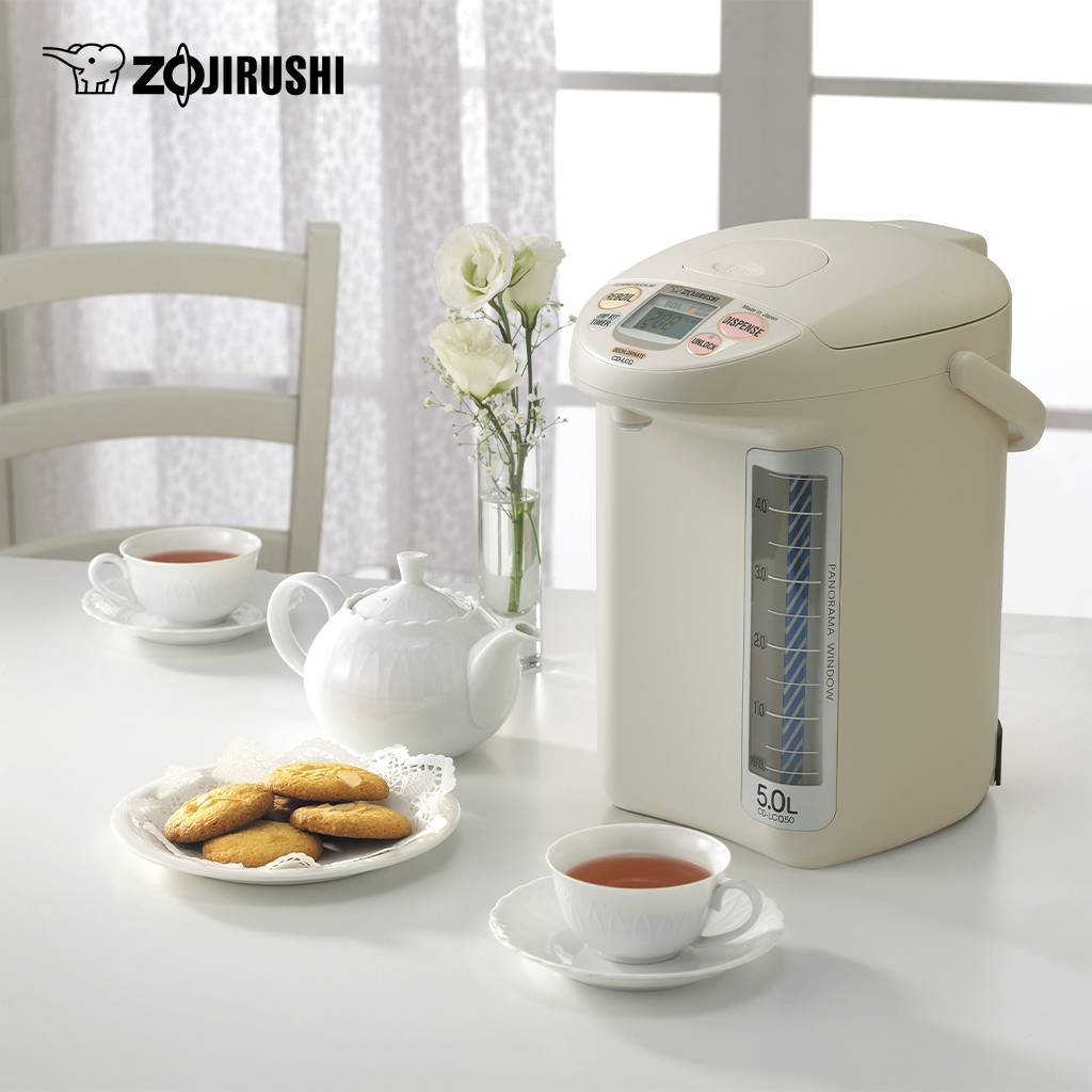 Phích đun nước Zojirushi CD-LCQ50-TK - 5.0L - Màu Herb CaCao