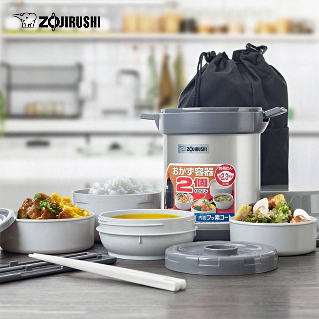 Hộp cơm giữ nhiệt Zojirushi SL-JAF14-HG-1.27L-Màu Kim Loại