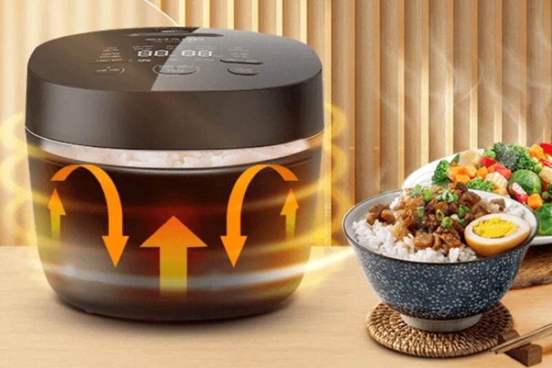 Nồi cơm điện Nhật Bản có tốt không? Các thương hiệu uy tín hiện nay 1 Công nghệ IH (Induction Heating) với cơ chế làm nóng toàn bộ lòng nồi giúp cơm chín điều