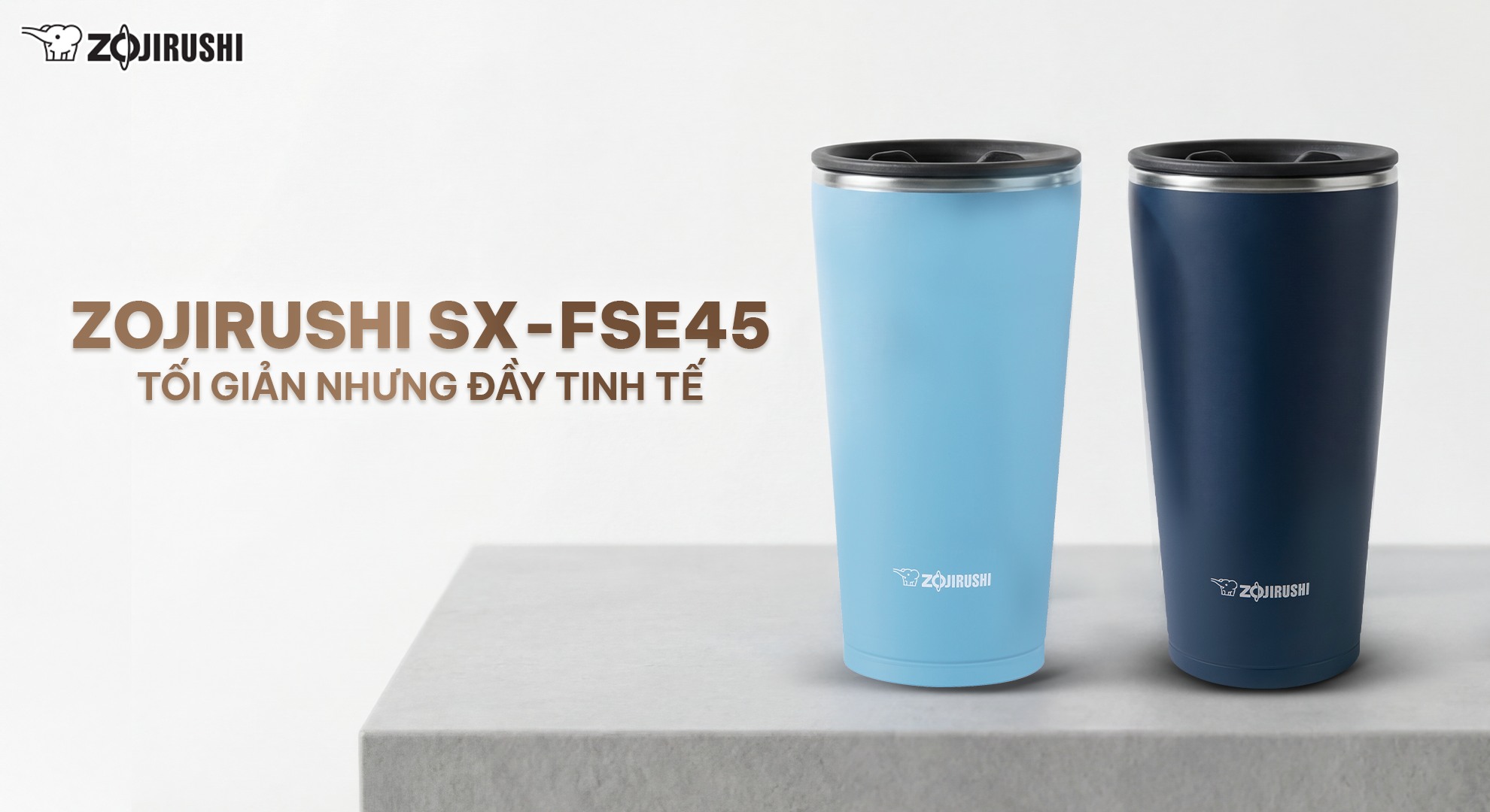 Review top bình giữ nhiệt Nhật Bản tốt nhất hiện nay 10 Cốc giữ nhiệt Zojirushi SX-FSE45 dung tích 0.45L