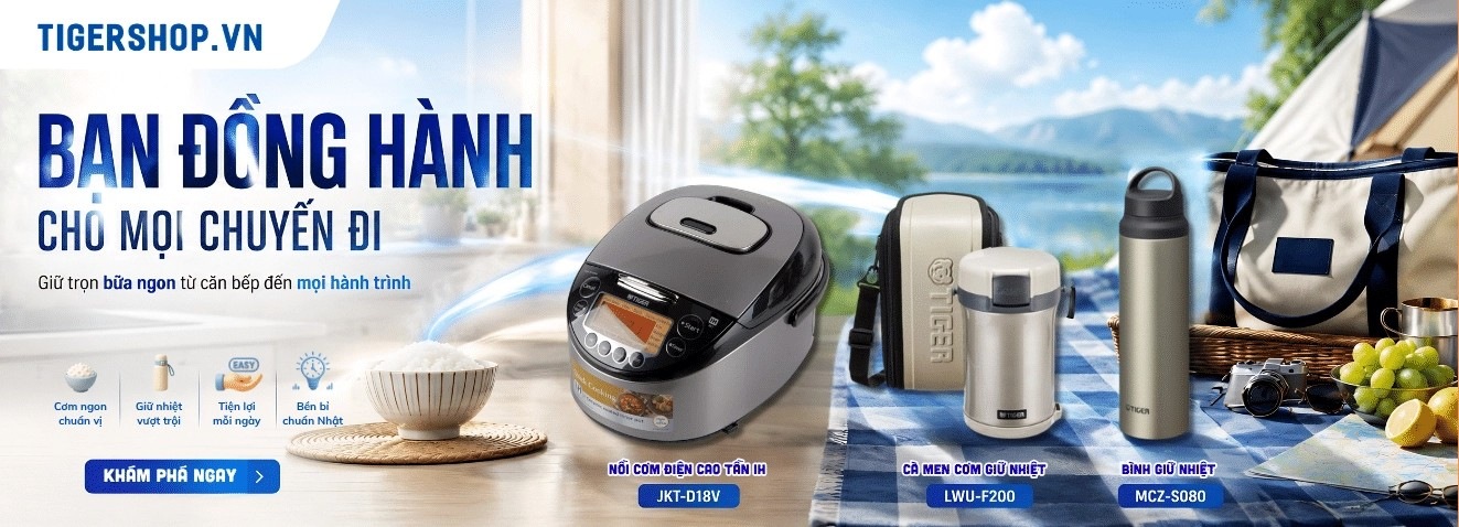 Mua bình giữ nhiệt Nhật ở đâu uy tín? Top 6 địa chỉ nên mua 3 Tiger là địa chỉ bán bình giữ nhiệt uy tín tại Việt Nam (Nguồn ảnh: internet)