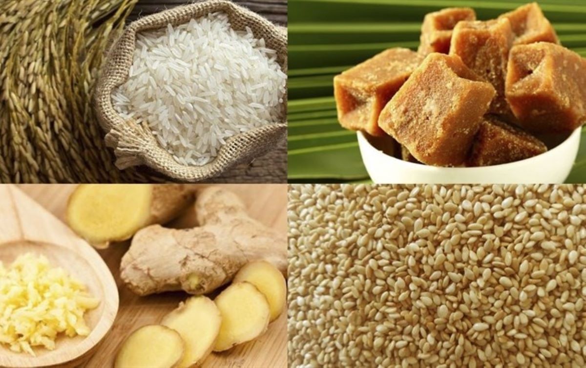 Nguyên liệu nấu chè con ong nấu bằng nồi cơm điện dẻo thơm (Nguồn: Internet) 