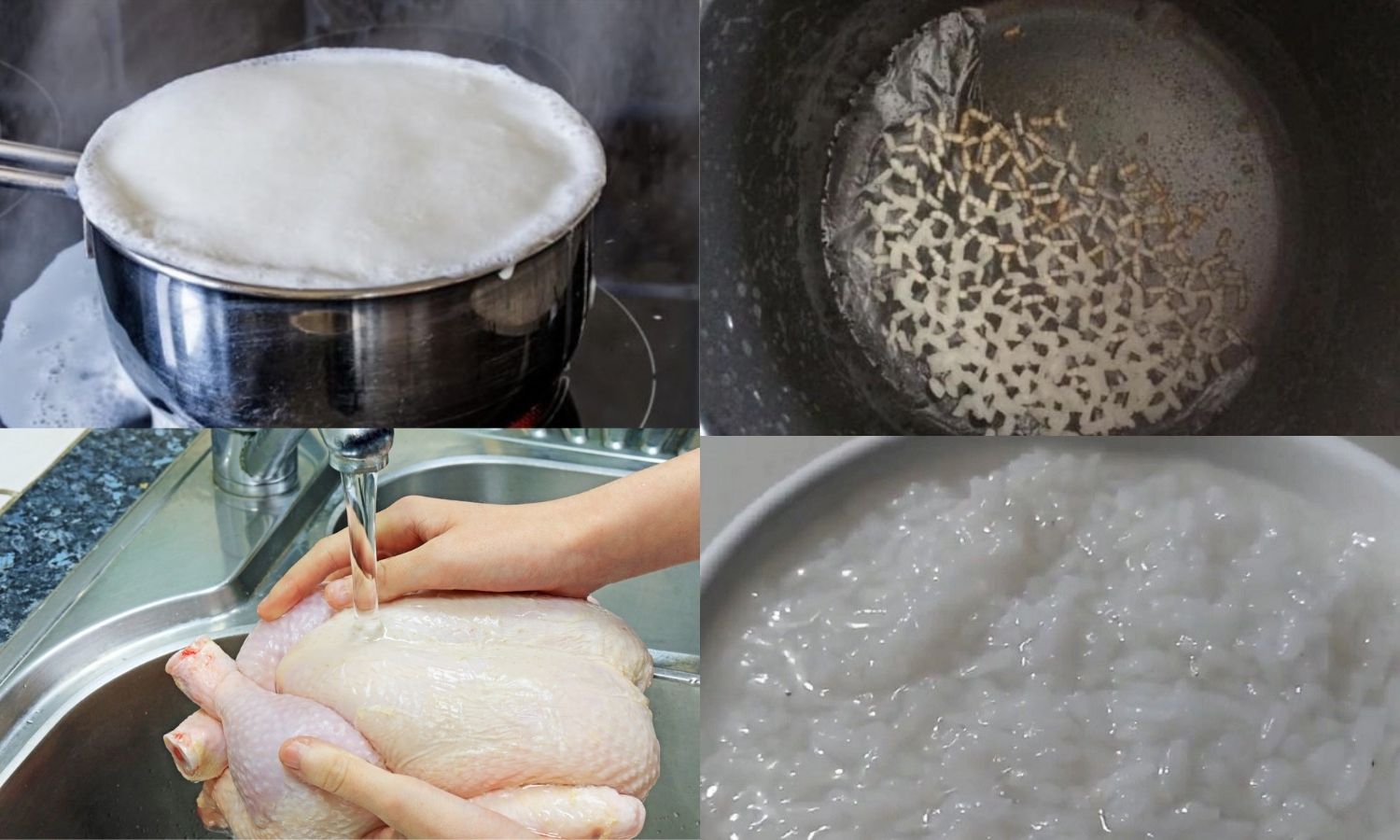 Cách nấu cháo gà bằng nồi cơm điện thơm ngon, sánh mịn 7 Các lỗi thường gặp khi nấu cháo gà bằng nồi cơm điện (Nguồn: Internet)