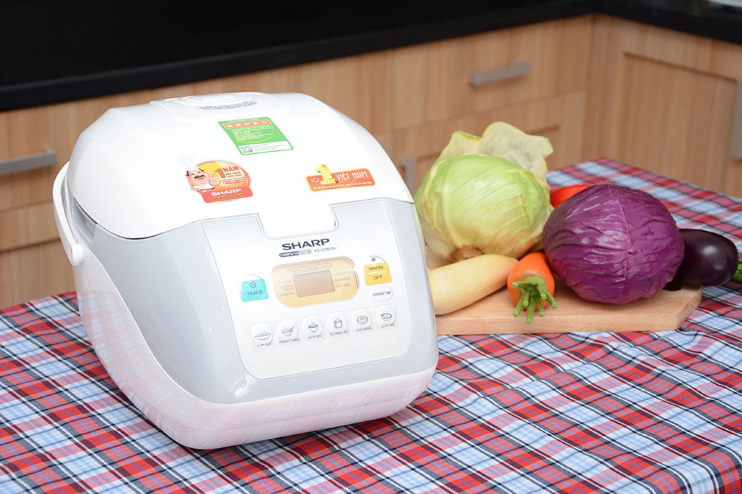 Nồi cơm điện tử Sharp 1.8 lít KS-COM18V (Nguồn: Internet)