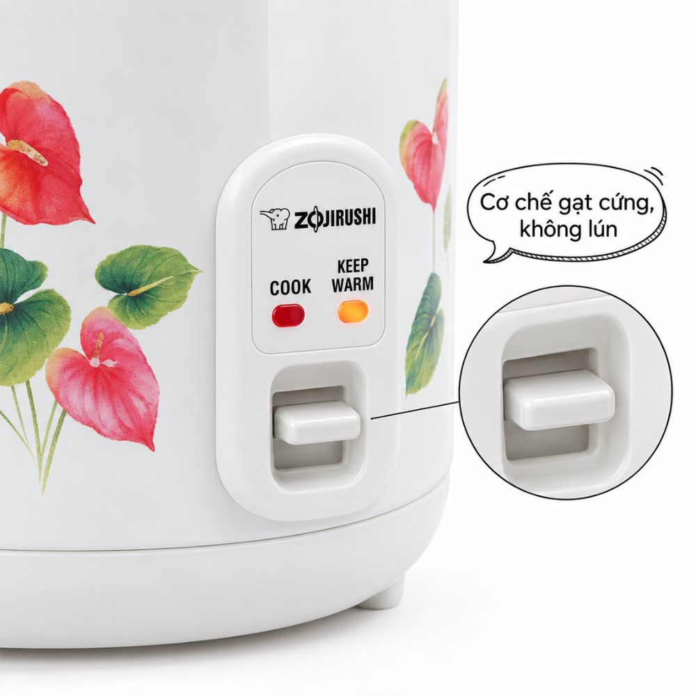 Nút gạt cứng, không lún xuống là dấu hiệu khi cơ cấu gạt bị kẹt, lệch hoặc lò xo hỏng (Nguồn: Internet)